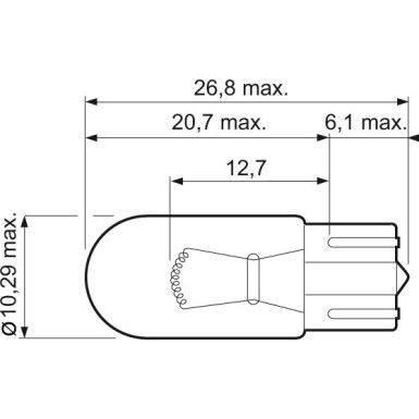 VALEO Glühlampe, Kennzeichenleuchte VALEO Glühlampe, Kennzeichenleuchte