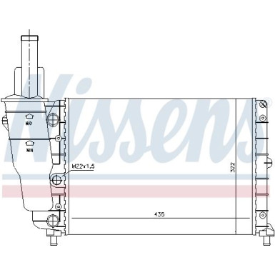 Wasserkühler PKW | FIAT Punto | 61856