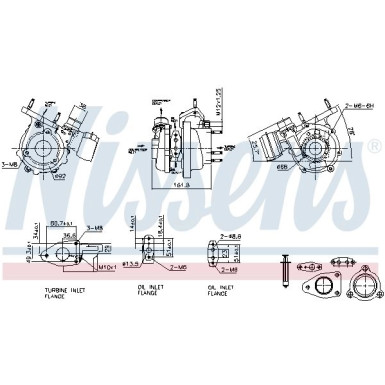 Nissens Turbo NISSAN NV400,RENAULT,OPEL 11 FACTORY NEW 93436