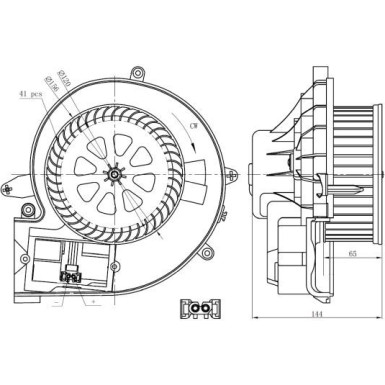 NRF Innenraumgebläse