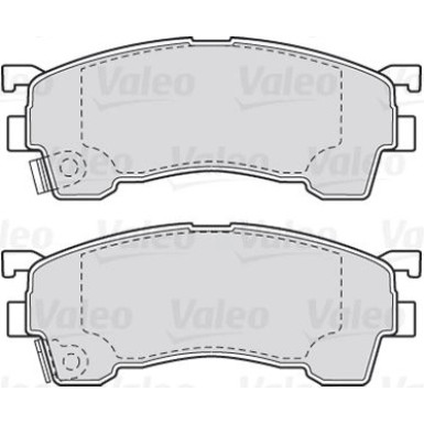 VALEO Bremsbeläge 301629