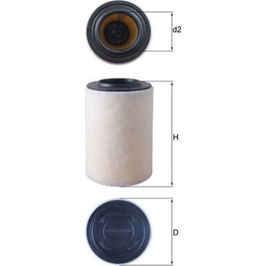 MAHLE Luftfilter | LX 3286