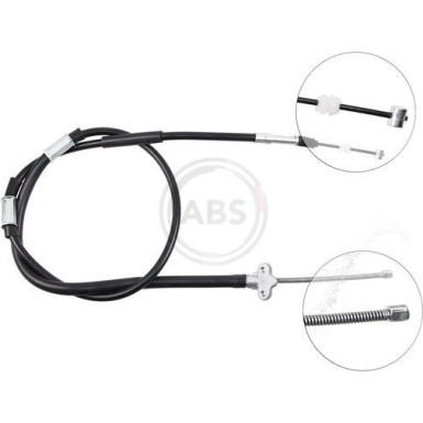 A.B.S. Handbremsseil Seilzug Festellbremse K12807 A.B.S. Handbremsseil Seilzug Festellbremse K12807
