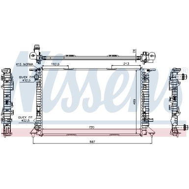Wasserkühler PKW | AUDI A4 07 | 60321