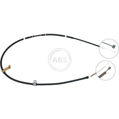 A.B.S. Handbremsseil Seilzug Festellbremse | K14817