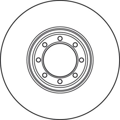 Bremsscheibe Iveco T. Daily 06- 35C14/16/18 TRW SINGLE DF4985S