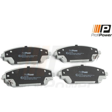 PROFIPOWER Bremsbelagsatz, Scheibenbremse 1B1298