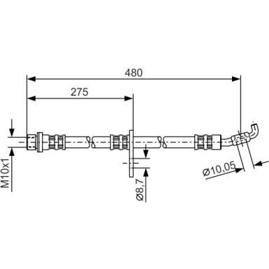 Bremsschlauch | TOYOTA RAV4 | 1987476757
