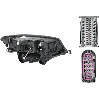 SCHEINWERFER HELLA | SKODA KODIAQ 16 | 1ZX 012 669-391 SCHEINWERFER HELLA | SKODA KODIAQ 16 | 1ZX 012 669-391