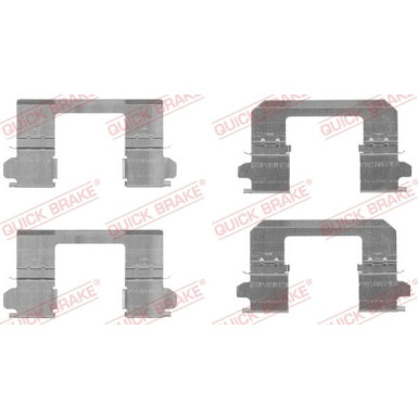 391-1736 Montagesatz f.Bremsklötze | NISSAN Qashqai | 109-1736
