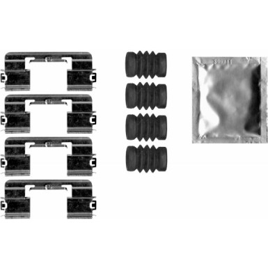 ZUBEHÖRSATZ, SCHEIBENBREMSBELAG | 82546100