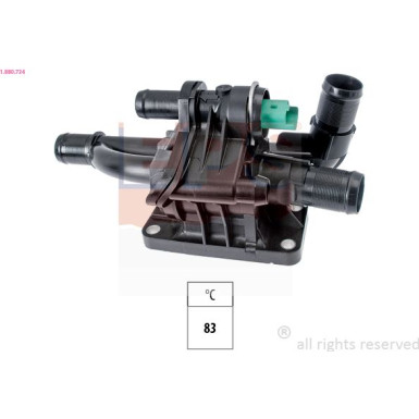 Thermostat, Kühlmittel Made in Italy - OE Equivalent 1.880.734