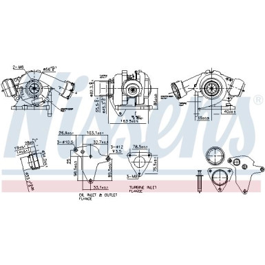 Nissens Turbo VW Multivan,Transporter 03 FACTORY NEW 93265