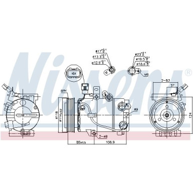 Kompressor PKW Hyundai i30 GD 12 FIRST FIT 890243