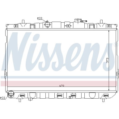 Wasserkühler PKW | HYUNDAI COUPE 02- 2.7 I V6 24V | 67467