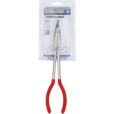 BGS Telefonzange extra lang 45° gebogen 280 mm BGS Do it yourself 411