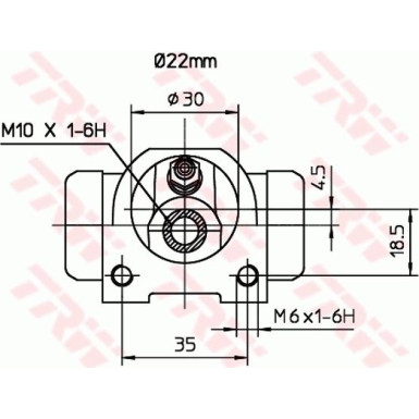 Radbremszylinder | ALFA 145, 146 FIAT Bravo 94-01 | BWH376