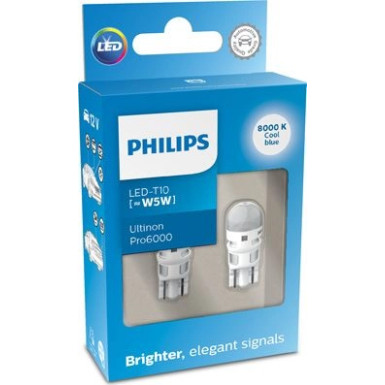 LED W5W 12V 0,7W Ultinon Pro6000 SI 8000K NOECE 2 St. Philips | 11961XU60X2