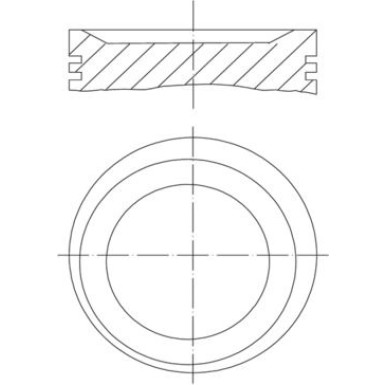 MAHLE ORIGINAL Kolben 0831002 MAHLE ORIGINAL Kolben 0831002