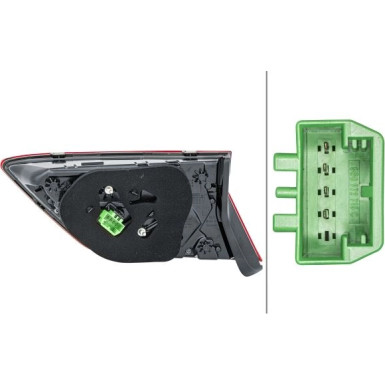 HECKLEUCHTE L 12 V HELLA | VW TIGUAN 16 | 2SA 012 522-111