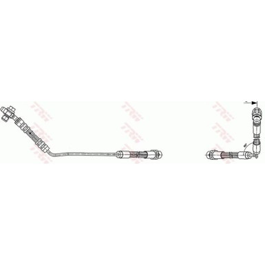 TRW Bremsschlauch | PHD490
