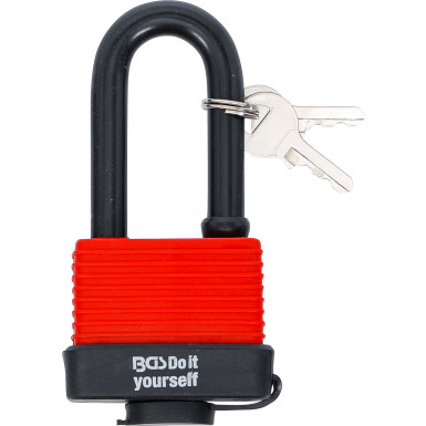 BGS Vorhängeschloss hoher Bügel 50 mm wasserabweisend BGS Do it yourself 85807
