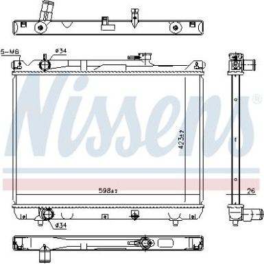 Wasserkühler PKW | Suzuki Grand Vitara 2.7i 97 | 64206