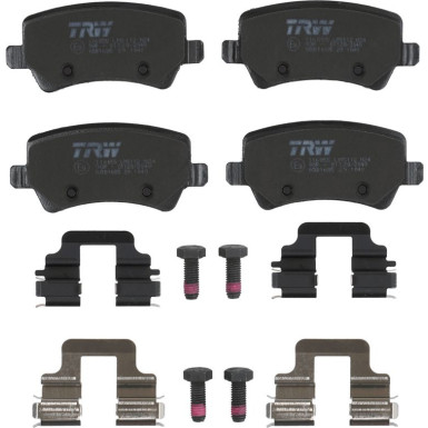 Bremsklötze HA | FORD Galaxy,S-Max,S60,XC60,S80 06 | GDB1685