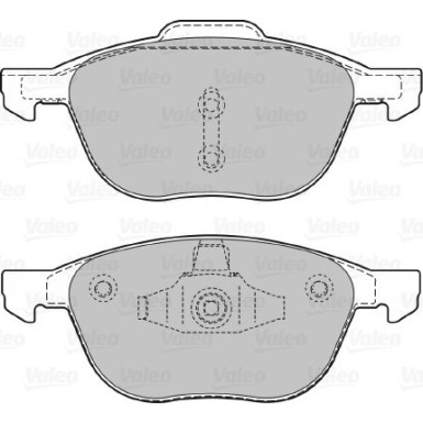 VALEO Bremsbeläge 598649