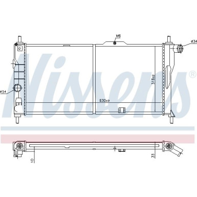 Wasserkühler PKW | OPEL Kadett E | 632731 Wasserkühler PKW | OPEL Kadett E | 632731