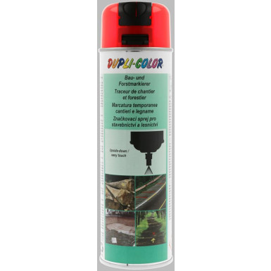 Dupli-Color Bau- und Forstmarker leuchtrot 500ml | 651915
