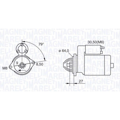 MAGNETI MARELLI Anlasser MAGNETI MARELLI Anlasser