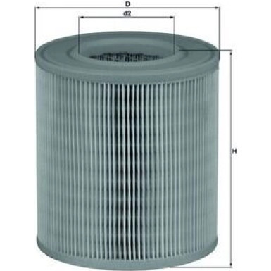 MAHLE Luftfilter | LX 1253