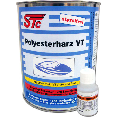 STC Polyesterharz VT styrolfrei / Laminierharz Dose 1 kg | 76281