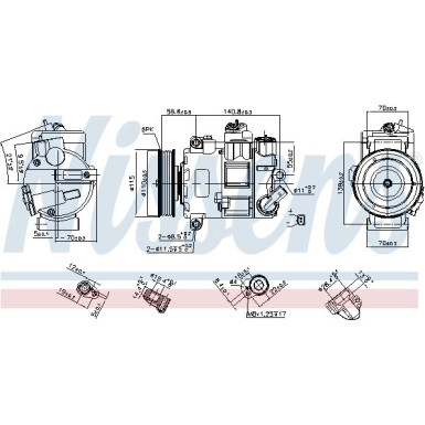Kompressor PKW VW Golf VI 08 FIRST FIT 890632