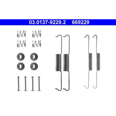 03.0137-9229.2 Zubehörsatz, Bremsbacken 03.0137-9229.2 Zubehörsatz, Bremsbacken