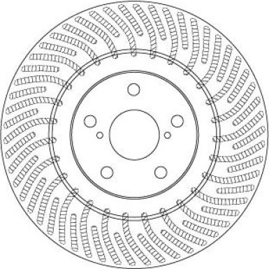 82 481 174 Bremsscheibe VA li Lexus GS, RC 08 TRW SINGLE DF6692S