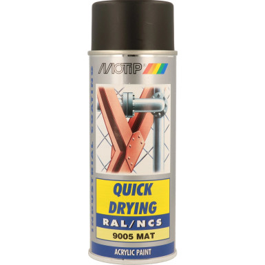 MoTip matter Acryllack tiefschwarz 400ml | 7238