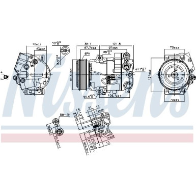 Kompressor PKW Opel Astra J 09 FIRST FIT 890259