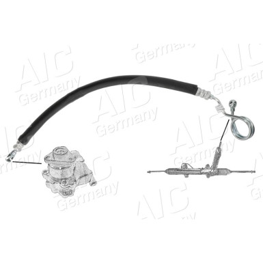 Hydraulikschlauch,Lenkung | AUDI,VW | 54998