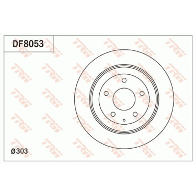 BREMSSCHEIBE MAZDA T. CX-5 2,0-2,2 D 11 | DF8053