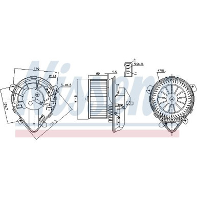 Innenraumgebläse | Peugeot Expert 95 | 87179