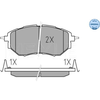 Bremsbelagsatz Subaru P. Legacy Iv 3.0 03- Mit Sensor | 025 242 2218/W