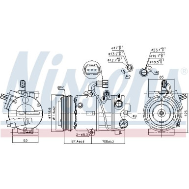 Kompressor PKW Hyundai IX35 09 FIRST FIT 890575