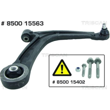 8500 15563 Lenker, Radaufhängung