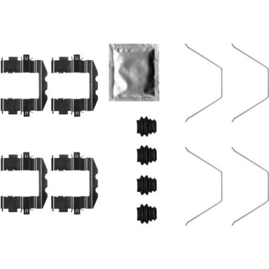 ZUBEHÖRSATZ, SCHEIBENBREMSBELAG | 82543600