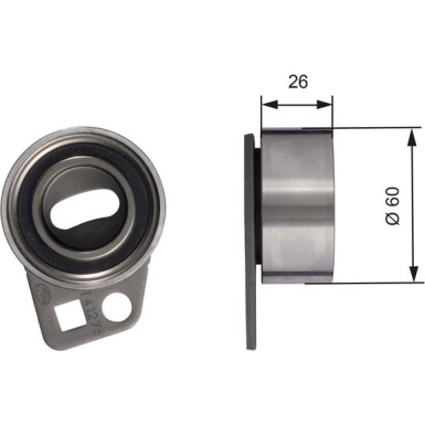 GATES Spannrolle | T41275