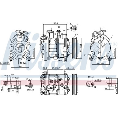 Kompressor PKW BMW 1 (F20) 114d-125d 11 FIRST FIT 89593