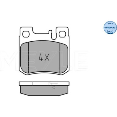 Bremsbelagsatz Db T. W124/202 Asr | 252130115