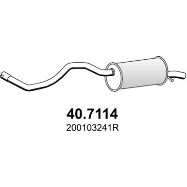 40.7114 Endschalldämpfer